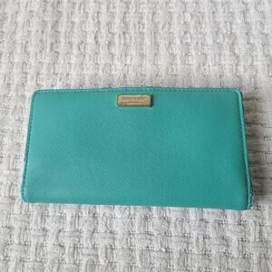 Kate Spade New York Turquoise Leather Wallet